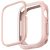 Apple Watch 1-6, SE (44 mm) / Watch 7-8 (45 mm), Műanyag + szilikon védőkeret, szíj nélkül, közepesen ütésálló, 2 db cserélhető kerettel, Uniq Moduo, rózsaszín