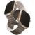 Apple Watch 1-6, SE (42 / 44 mm) / Watch 7-8 (45 mm) / Watch Ultra (49 mm), szilikon pótszíj, mágneses zár, kétszínű, két oldalas, megfordítható, Uniq Revix, szürke/fehér