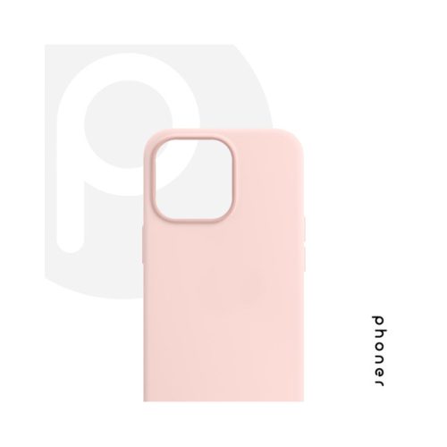 Phoner Apple iPhone 12 szilikon tok, rózsaszín