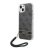 Guess 4G Print Strap Apple iPhone 14 hátlap tok, fekete