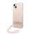 Guess 4G Print Strap Apple iPhone 14 hátlap tok, pink