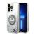 Karl Lagerfeld Liquid Glitter RSG Apple iPhone 14 Pro hátlap tok, ezüst