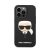 Karl Lagerfeld Silicone Karl's Head Apple iPhone 14 Pro Magsafe hátlap tok, fekete