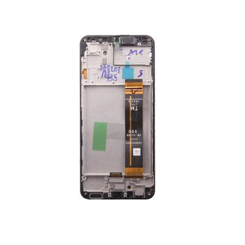 Samsung A236B Galaxy A23 5G kompatibilis LCD kijelző + érintő, kerettel, fekete