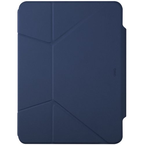 Apple iPad Pro 11 (2020 / 2021 / 2022), mappa tok, Apple Pencil tartóval, állvány funkció, Origami Smart Case, Uniq Ryzen, sötétkék