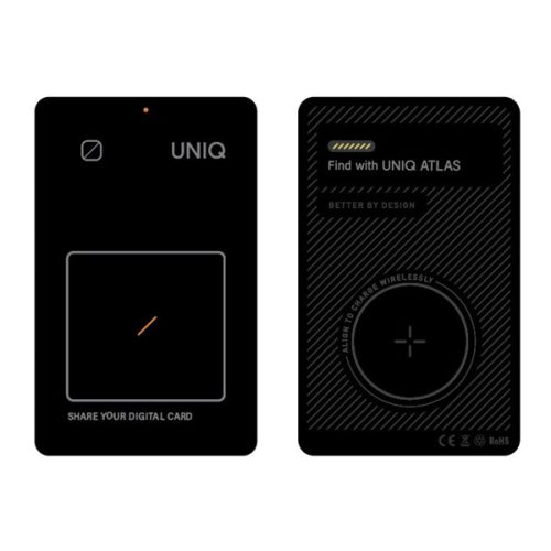 Univerzális nyomkövető, kártya olvasó, NFC, Uniq Atlas, szürke