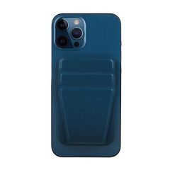   Univerzális kártyatartó, mágneses, asztali tartó funkció, Uniq Lyft, kék