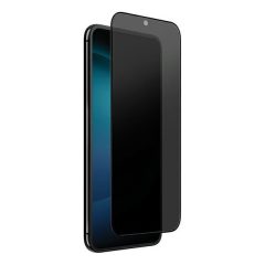   Samsung Galaxy S24 SM-S921, Kijelzővédő fólia, ütésálló fólia (az íves részre is!), Tempered Glass (edzett üveg), Uniq Optix Privacy, fekete