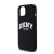 DKNY Liquid Silicone Arch Logo iPhone 11 Magsafe hátlap tok, fekete