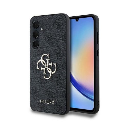 Guess 4G Big Metal Logo Samsung Galaxy A35 hátlap tok, fekete