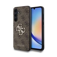   Guess 4G Big Metal Logo Samsung Galaxy A35 hátlap tok, barna