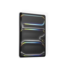   Apple iPad Pro 11 (2024), Kijelzővédő fólia, ütésálló fólia, Tempered Glass (edzett üveg), Uniq Optix Clear, Clear