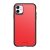 Apple iPhone 12 / 12 Pro, Műanyag hátlap védőtok + szilikon, közepesen ütésálló, Mobilfox Full Shock Fire Red, piros