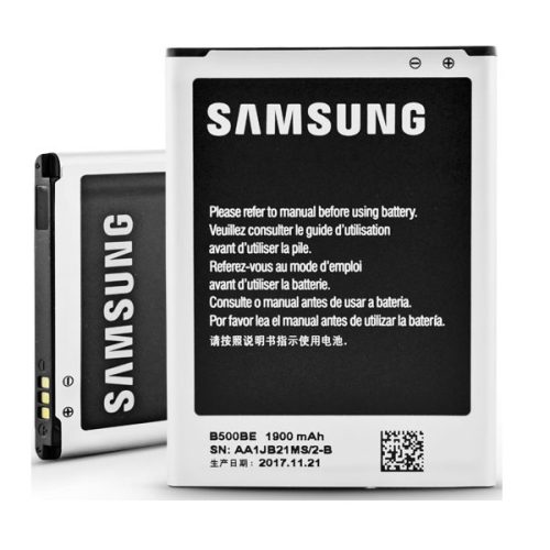 Samsung i9190 Galaxy S4 Mini gyári akkumulátor - Li-Ion 1900 mAh - EB-B500BE (ECO csomagolás)