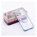 Electro Mag Apple iPhone 16 MagSafe kompatibilis hátlap tok, kék