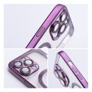 Electro Mag Apple iPhone 16 MagSafe kompatibilis hátlap tok, lila