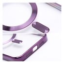 Electro Mag Apple iPhone 16 MagSafe kompatibilis hátlap tok, lila