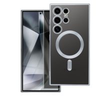   Electro Mag Samsung Galaxy S24 Ultra MagSafe kompatibilis hátlap tok, ezüst