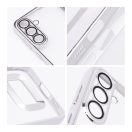 Glam Xiaomi Redmi 13C hátlap tok kameravédő peremmel, ezüst