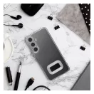 Glam Samsung Galaxy A15 5G / A15 4G szilikon tok kameravédő-lencsével, ezüst