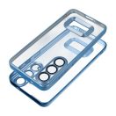 Glam Samsung Galaxy A15 5G / A15 4G szilikon tok kameravédő-lencsével, kék