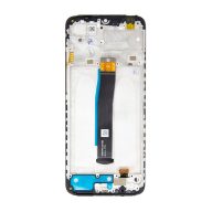   Xiaomi Redmi 10C gyári LCD kijelző kerettel, fekete (Service Pack)