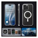 Spigen Ultra Hybrid MagFit Apple iPhone 16 Pro tok, MagSafe, Frost Clear, átlátszó
