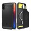 Spigen Rugged Armor MagFit Apple iPhone 16 Plus tok, Matte Black, fekete