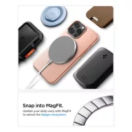   Spigen Thin Fit MagFit Apple iPhone 16 Pro Max tok, MagSafe, Rose Titanium, rózsaszín