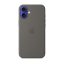 Apple iPhone 16 Plus MagSafe gyári szilikon tok, kőszürke