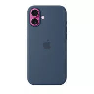 Apple iPhone 16 Plus MagSafe gyári szilikon tok, denim