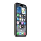 Apple iPhone 16 MagSafe gyári szilikon tok, kőszürke