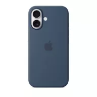 Apple iPhone 16 MagSafe gyári szilikon tok, denim