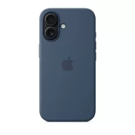 Apple iPhone 16 MagSafe gyári szilikon tok, denim