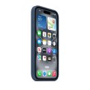 Apple iPhone 16 MagSafe gyári szilikon tok, denim