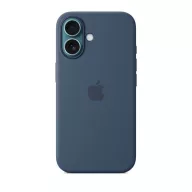 Apple iPhone 16 MagSafe gyári szilikon tok, denim