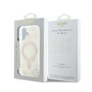 Guess IML 4G Background iPhone 16 Plus MagSafe kemény hátlap tok, fehér GUHMP16MH4DTEH