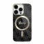 Guess IML 4G MagSafe iPhone 16 MagSafe kemény hátlap tok, fekete GUHMP16SH4STK