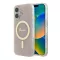 Guess IML 4G MagSafe iPhone 16 MagSafe kemény hátlap tok, rózsaszín GUHMP16SH4STP