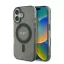 Guess IML Rhinestones MagSafe iPhone 16 kemény hátlap tok, fekete GUHMP16SPFTDTEK