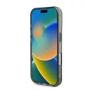 Guess IML Rhinestones MagSafe iPhone 16 kemény hátlap tok, fekete GUHMP16SPFTDTEK