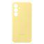 Samsung Galaxy S24 FE gyári szilikon tok, sárga
