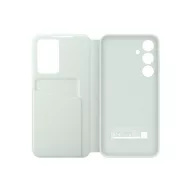   Samsung Galaxy S24 FE Smart View Wallet, gyári flip tok, mentazöld