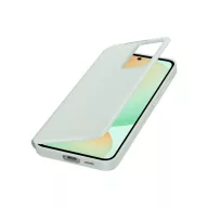   Samsung Galaxy S24 FE Smart View Wallet, gyári flip tok, mentazöld
