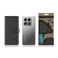   Tactical Field Notes Xiaomi 14T Pro flip/oldalra nyíló tok, fekete