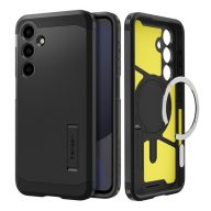   Spigen Tough Armor MagFit Samsung Galaxy S24 FE tok, MagSafe, Black, fekete