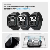   Spigen EliteShield EZ Fit Apple Watch 11 /Watch 10 46mm kijelzővédő fólia felhelyező kerettel (2db)
