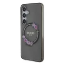 Guess IML Flowers Wreath S24 tok, fekete GUHMS24SHFWFCK