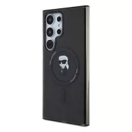   Karl Lagerfeld IML Ikonik S24 Ultra MagSafe tok, fekete KLHMS24LHFCKNOK