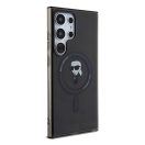 Karl Lagerfeld IML Ikonik S24 Ultra MagSafe tok, fekete KLHMS24LHFCKNOK